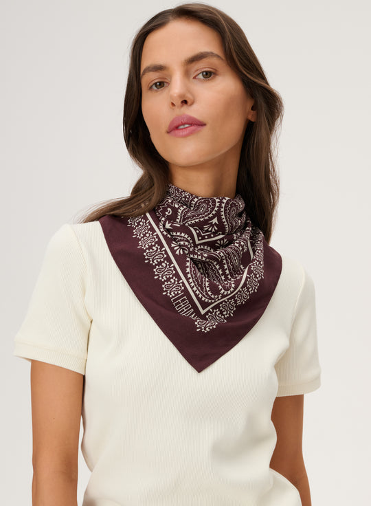 Bandana Burgundowa