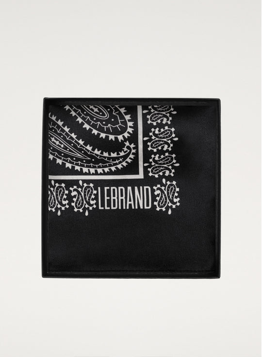 Bandana Jedwabna Czarna